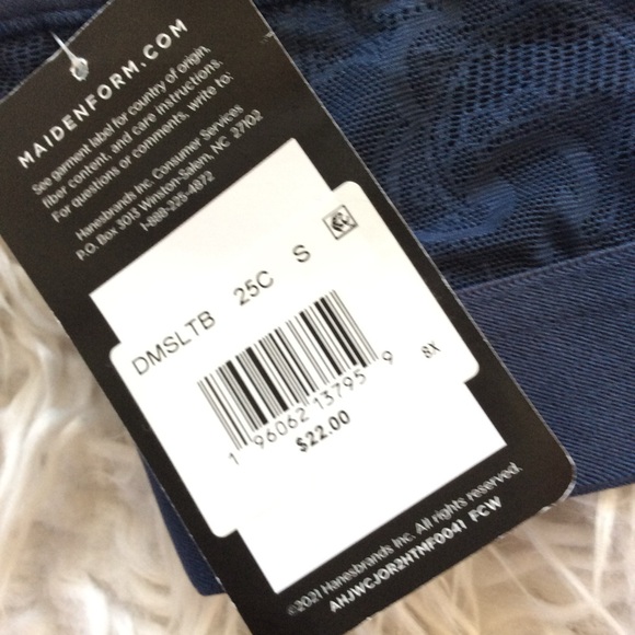 NWT Maidenform Lace Wireless Triangle Bralette - Picture 8 of 10